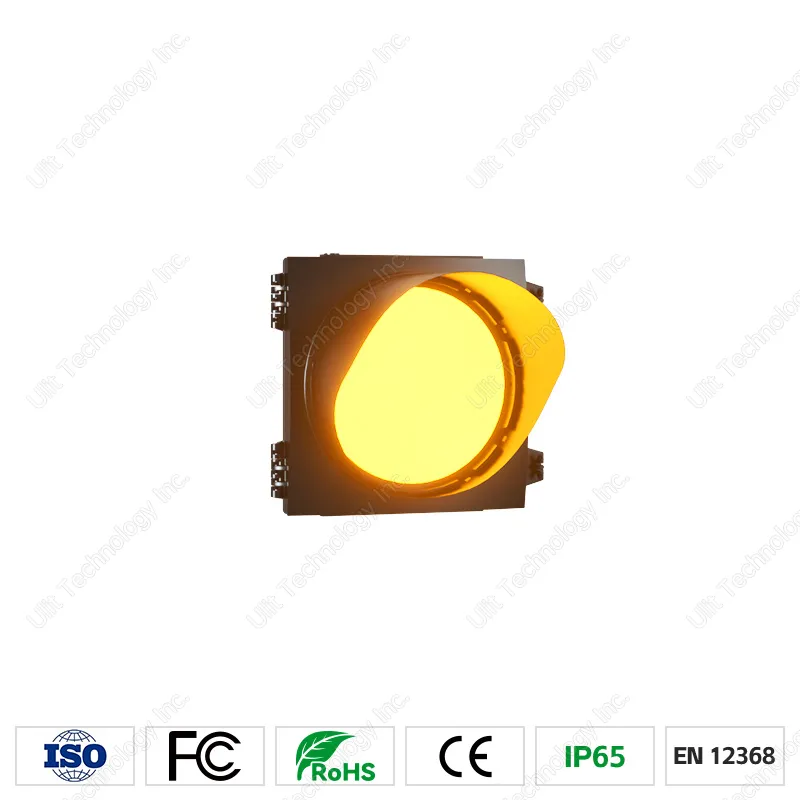 Blinking Yellow Traffic Light