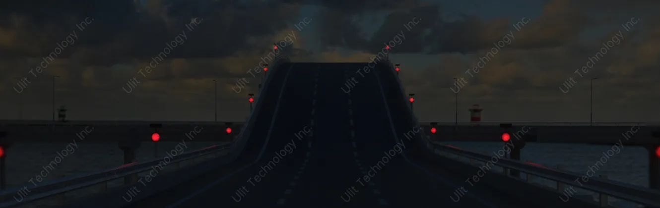 Red Flashing Traffic Light Banner Red Flashing Traffic Light Banner