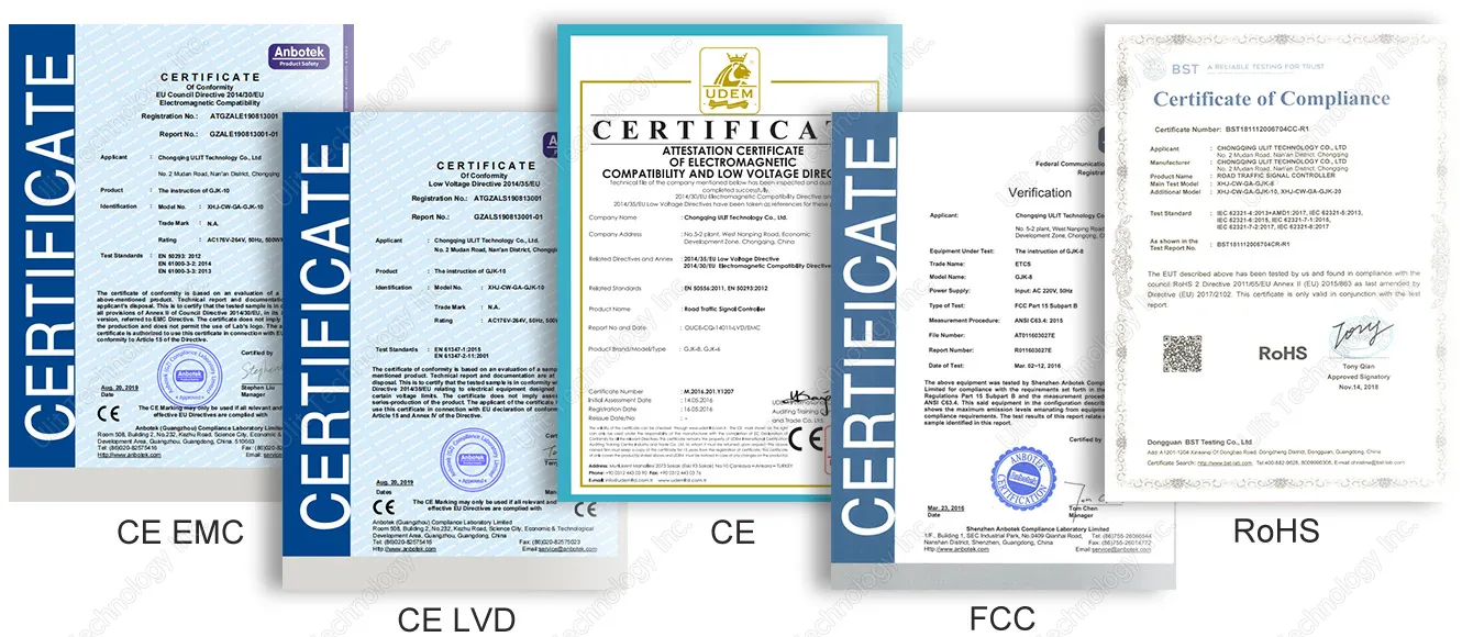Traffic Signal Controller Certificates Traffic Signal Controller Certificates