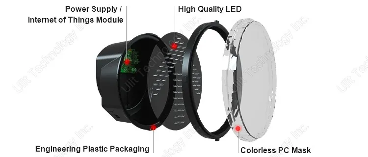 Red Traffic Signal Assembling Red Traffic Signal Assembling