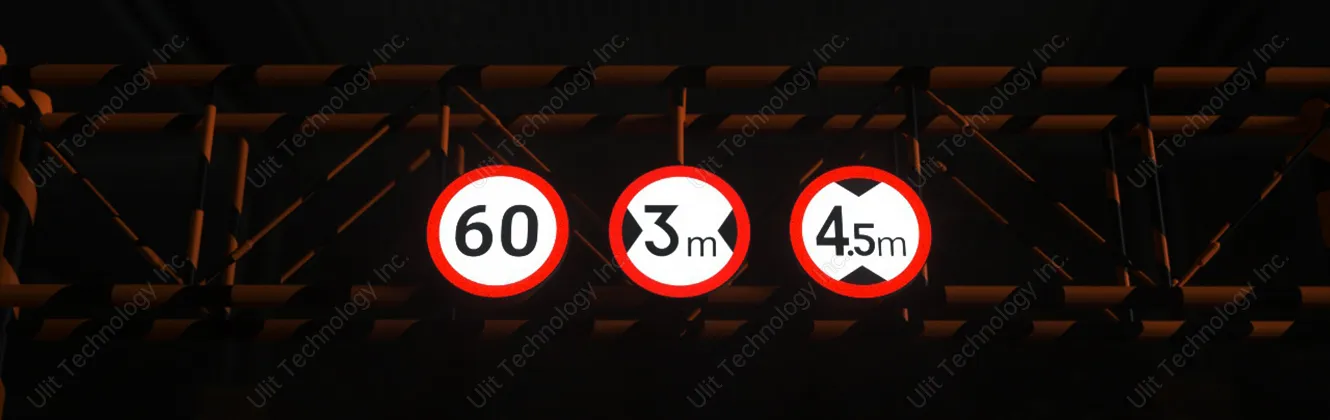 No U Turn Sign Banner No U Turn Sign Banner