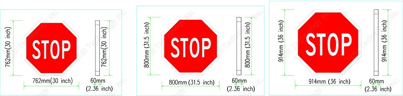 Stop Sign Sizes Stop Sign Sizes