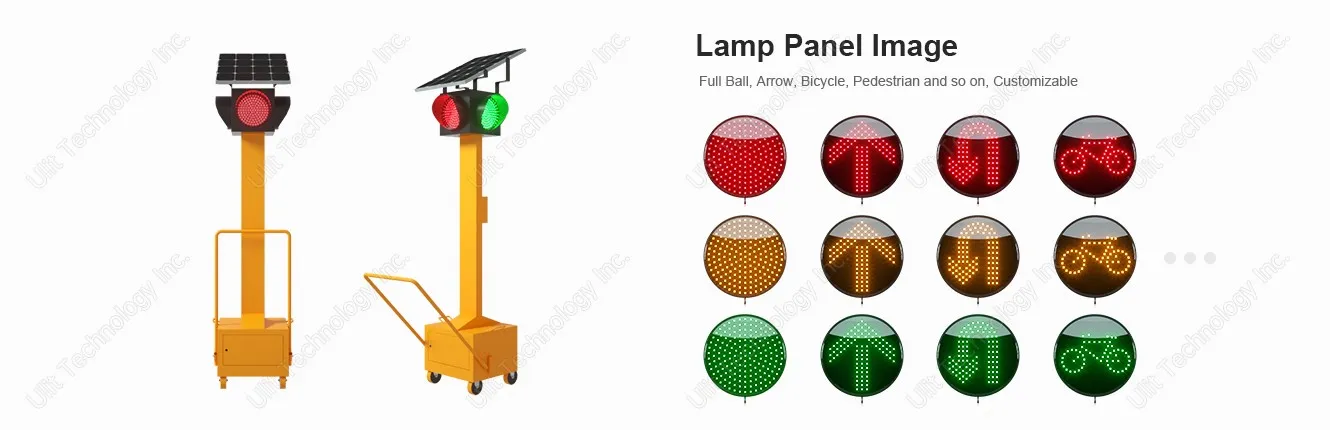 Portable Traffic Light Solar Power Portable Traffic Light Solar Power