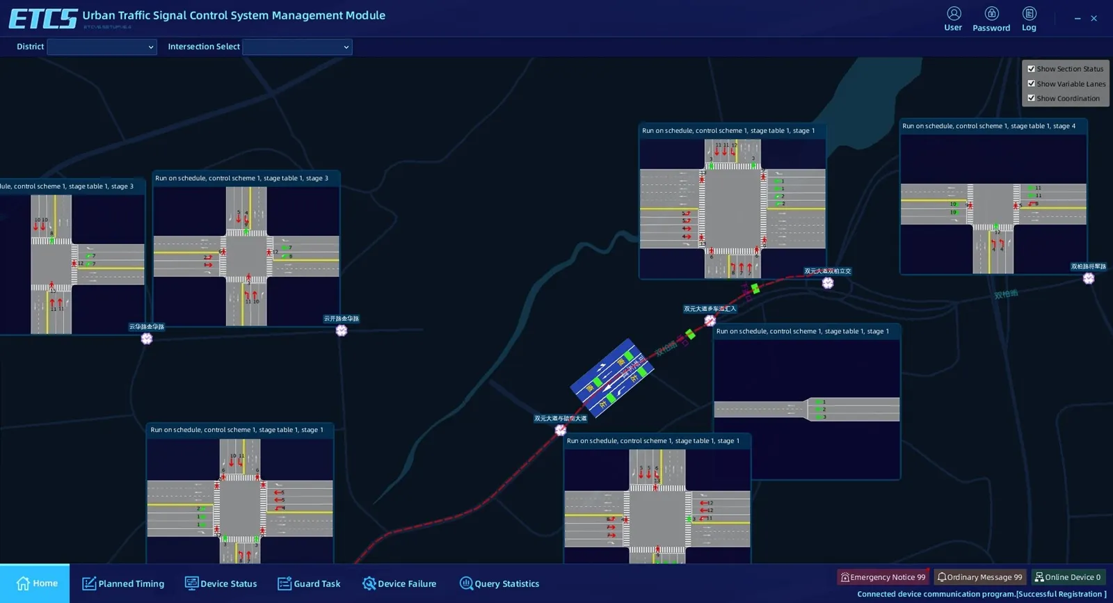 Traffic Light System- Regional Control Traffic Light System- Regional Control
