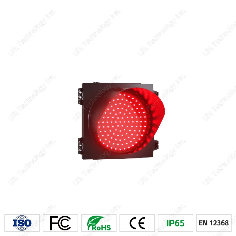 Red Flashing Traffic Light