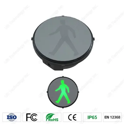 Blinking Green Traffic Light