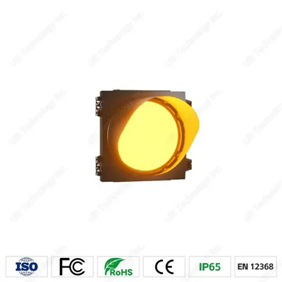Blinking Yellow Traffic Light